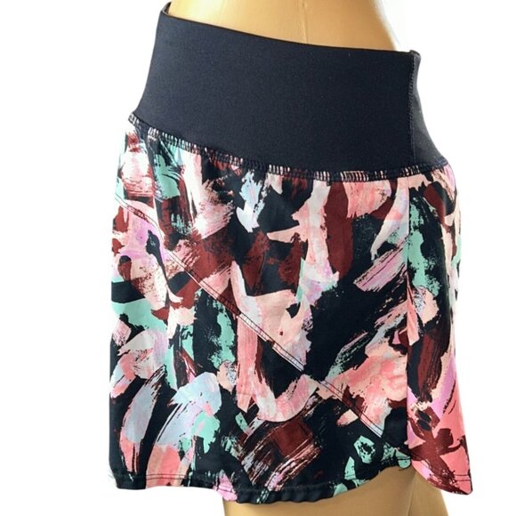 Zelos Tropical Geo Print Running Shorts Size Small Beach Fitness Active - Picture 5 of 8